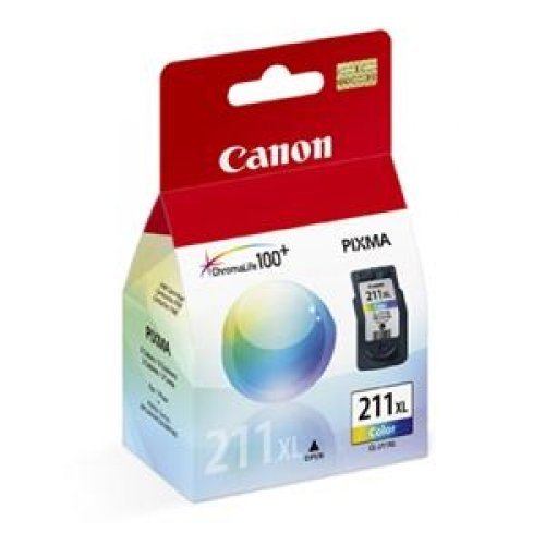 CANON CL-211XL ChromaLife100 Plus High Capacity Color Ink Cartridge ...