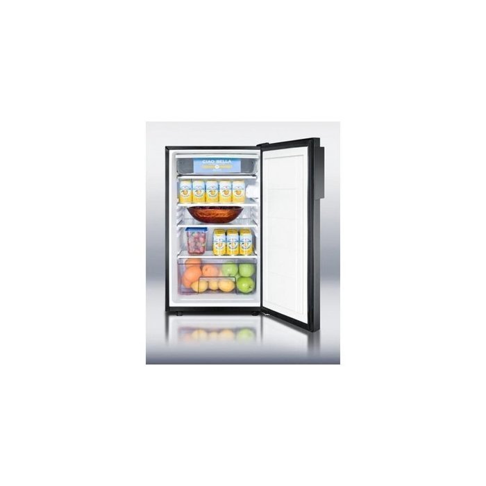 Summit CM421BLADA 20" Medically Approved & ADA Compliant Compact Refrigerator with 4.1 cu. ft. Capacity Manual... N2