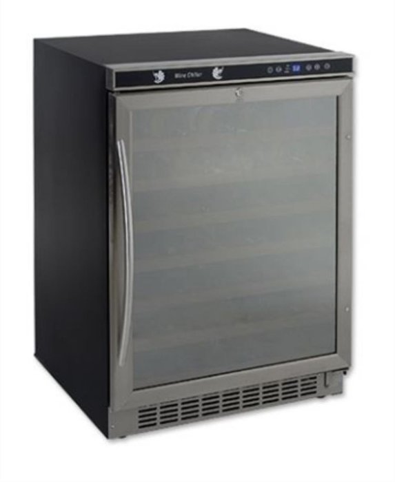 Avanti WCR5403-SS Bottle Wine Cooler Mirrored Door, 24", Black N2
