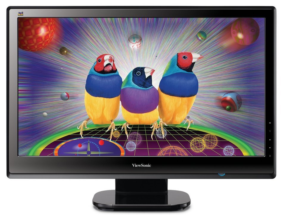 Viewsonic VX2453MH-LED 24-Inch Ultra-thin Widescreen LED Monitor - Black N10
