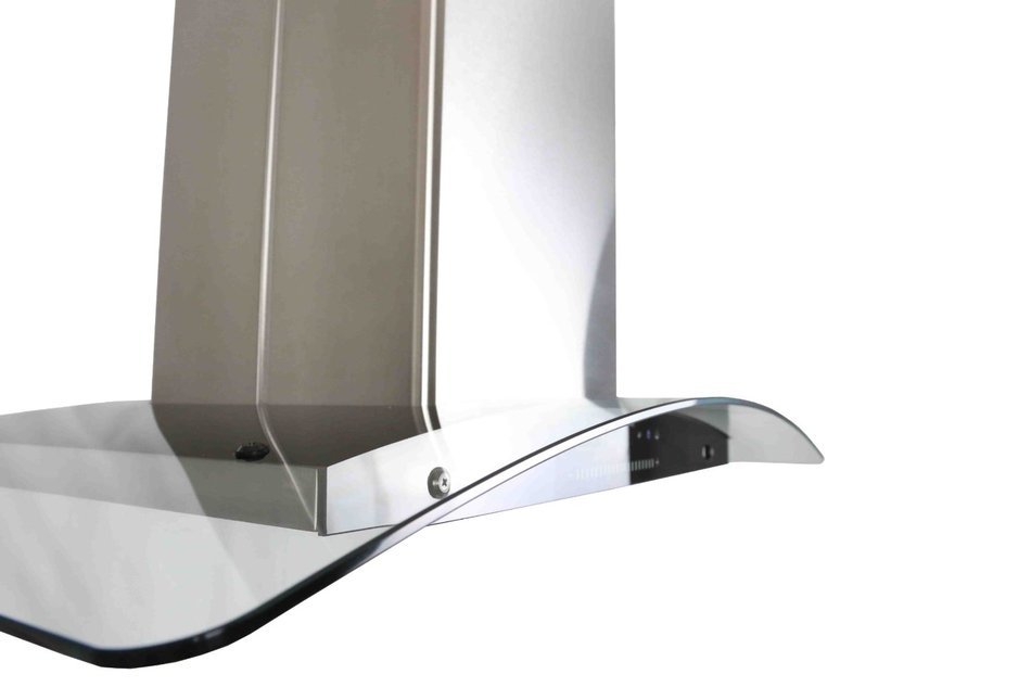 AKDY New 30" European Style Island Mount Stainless Steel Range Hood Vent Swiping Sensor Control W/Both Side Accessible... N7