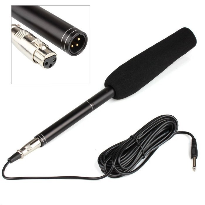 Professional Long 14.37" Camera Camcorder Shotgun Microphone Uni-Directional System Interview Condenser Mic AAA... N3