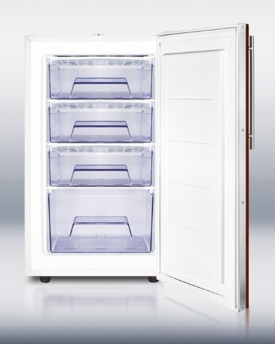 Summit FS407LBI7IF: Commercially listed 20" wide built-in undercounter all-freezer, -20(degree) C capable with... N5