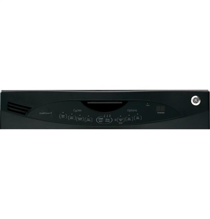 GE GLDA690FBB 24" Black Full Console Dishwasher - Energy Star N6