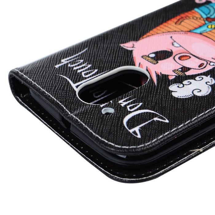 MOTO G4 Case,Motorola MOTO G4 Case - Wallet Flip Stand Case PU Leather Case with Shockproof TPU Inner Bumper Colorful... N30