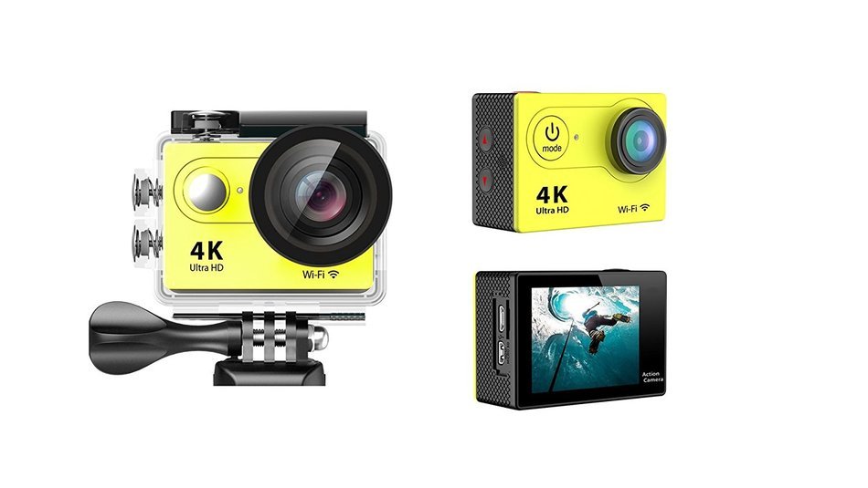 MARVUE MA90 4K WIFI Sports Action Camera FULL HD 1080P 60fps 16MP Waterproof Digital Video Recorder (SILVER) N9