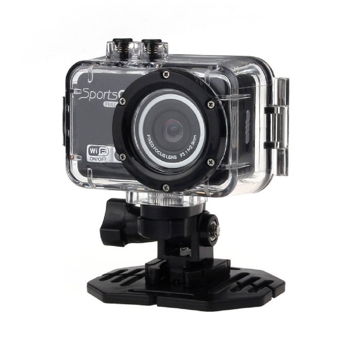 Action Camera, TONSEE F39 HD 1080P WIFI Sports Helmet Camera 5.0MP Waterproof Camcorder - Black N4