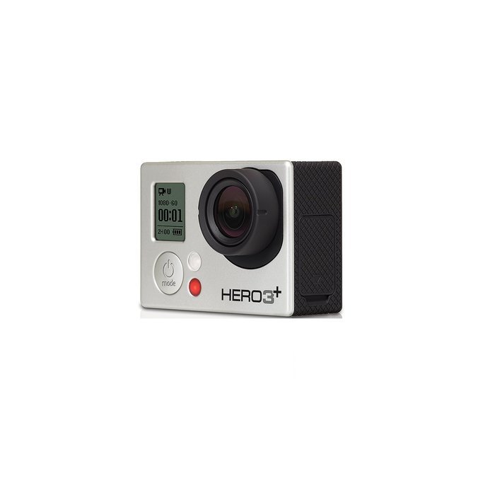 GoPro HERO3+: Silver Edition (Waterproof, Built-in WiFi, 10.0 MP photo, 1080P video)(Certified Refurbished) N3