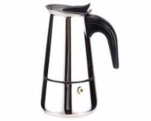 Home Basics 2 Cup Stainless Steel Espresso Maker
