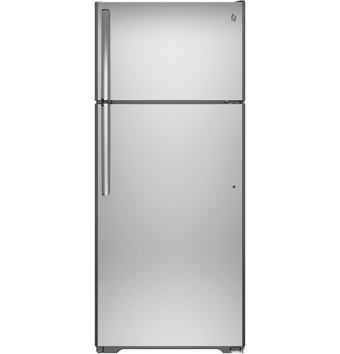 GE GAS18PSJSS GE 28" Freestanding Top Freezer Refrigerator with 17.5 cu. ft. Capacity (Stainless Steel)