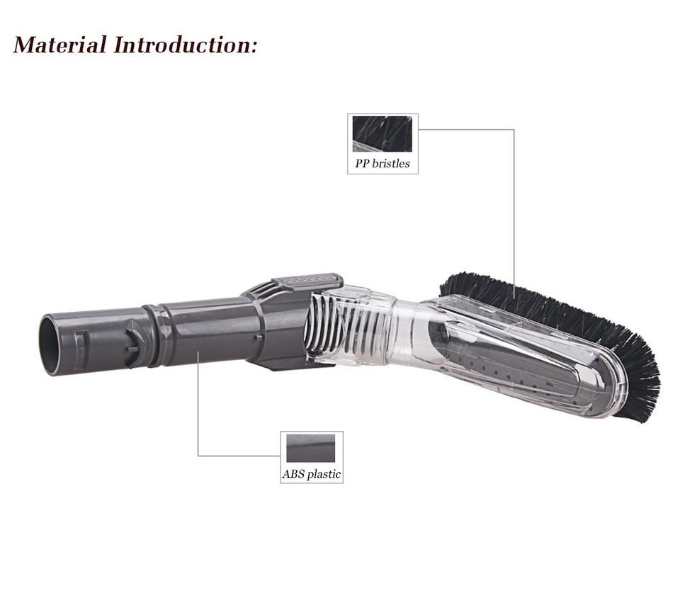 I-clean for Dyson Soft Dusting Brush Tool Replacement Vacuum Cleaner Soft Dusting Brush and 32mm (1/4 inch) Connector... N5