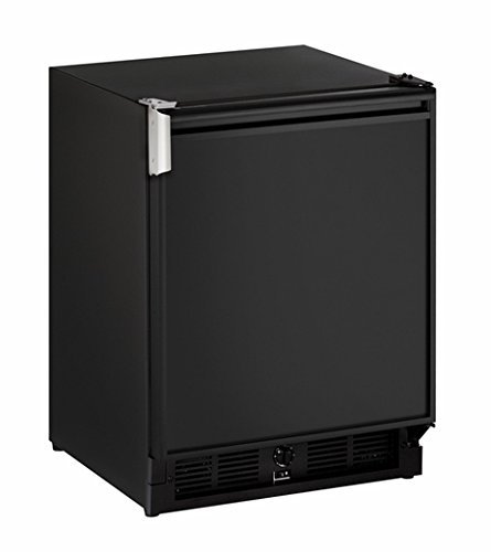 U-Line ULNCO29B20A Compact Marine Refrigerator Freezer Combo, 2.1 cu. ft., Black