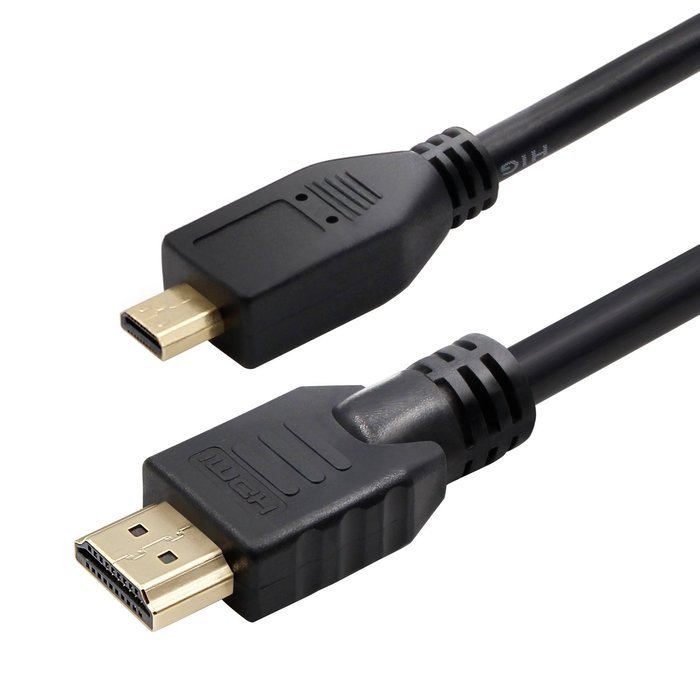 Micro HDMI to HDMI, TecBillion High Speed HDMI to Micro HDMI Cable, Supports Ethernet, 3D & 4K Resolution and... N3