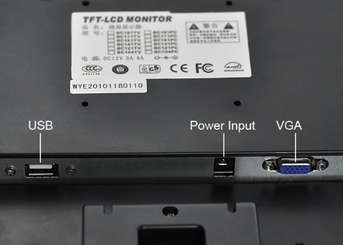 12 Inch Touchscreen LCD with VGA - 800x600 N8