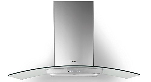 Faber TRAT30SS600-B 600 CFM 30" Tratto Curved Glass Wall Range Hood, Stainless Steel N4