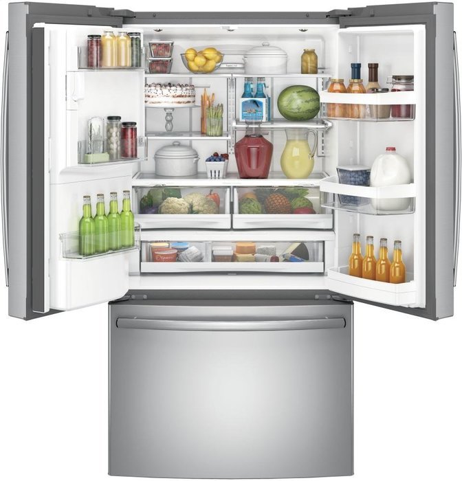 Ge Series Energy Star 22.2 Cu. Ft. Counter-depth French-door ...