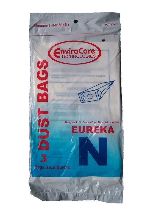 15 Eureka Mighty Mite Allergy Vacuum Style N Bags, Canister Vacuum Cleaners, 57988, 57988A, 57988-12, 57989, 57989... N2