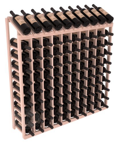 Wine Racks America&reg; Redwood 10 Column 10 Row Display Top Kit. 13 Stains to Choose From! N10
