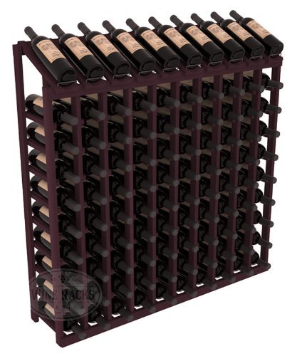 Wine Racks America&reg; Redwood 10 Column 10 Row Display Top Kit. 13 Stains to Choose From! N11
