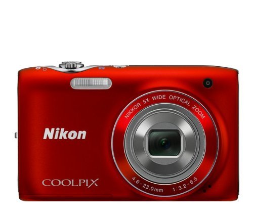 Nikon COOLPIX S3100 14 MP Digital Camera with 5x NIKKOR Wide-Angle Optical Zoom Lens and 2.7-Inch LCD - Black N12