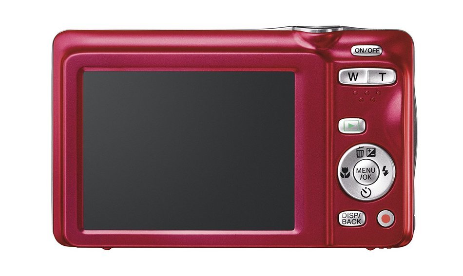Fujifilm Finepix Jx500 Digital Camera - Red (14Mp, 5X Optical Zoom) 2.7 Inch Lcd Screen N2