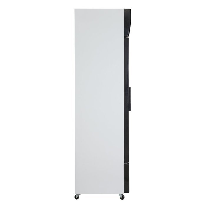 308L Glass Display Pull Door Fan & Direct Cooling Beer Soda Beverages Showcase Commercial Refrigerator Merchandise... N5