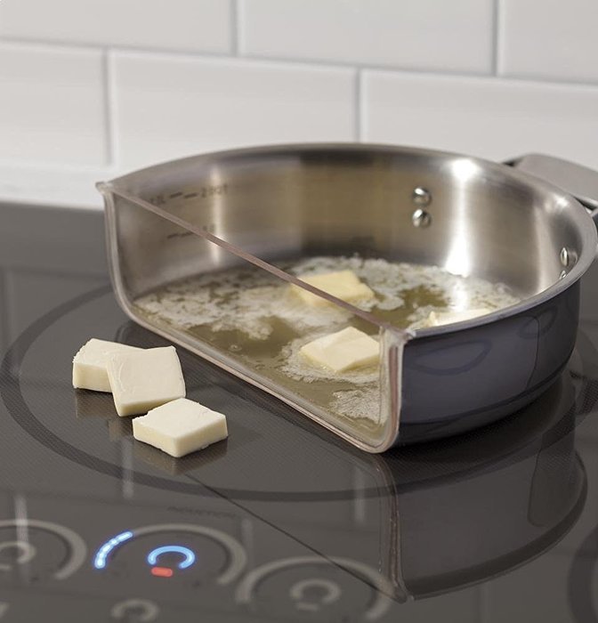 GE Cafe CHP9530SJSS 30" Built-in Induction Cooktop with Four Elements Glide Touch Controls Stainless Steel Clad...