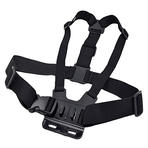 Kekexili GoPro Accessories Harness Adjustable Elastic Chest Belt + J-HOOK Buckle For Go Pro Hero 4 3 3+ 2 SJ4000...