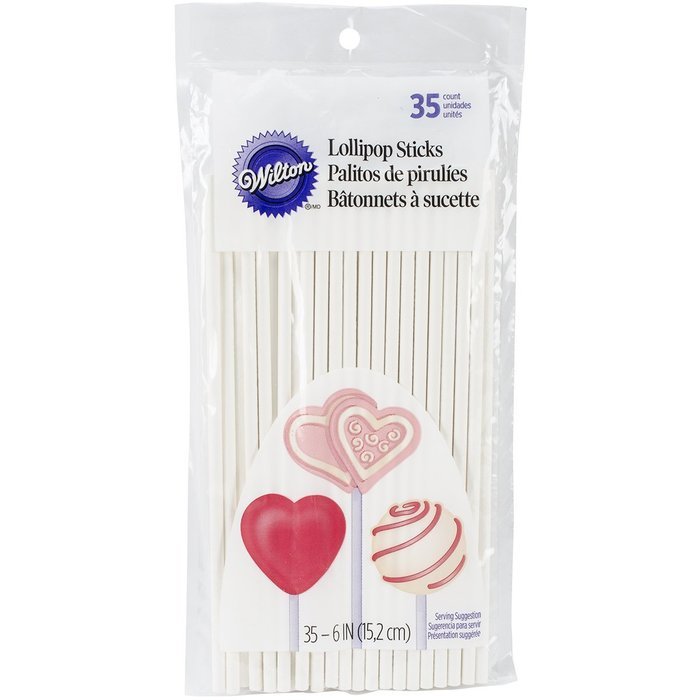 Wilton 6 Inch Lollipop Sticks, 35 Count N2