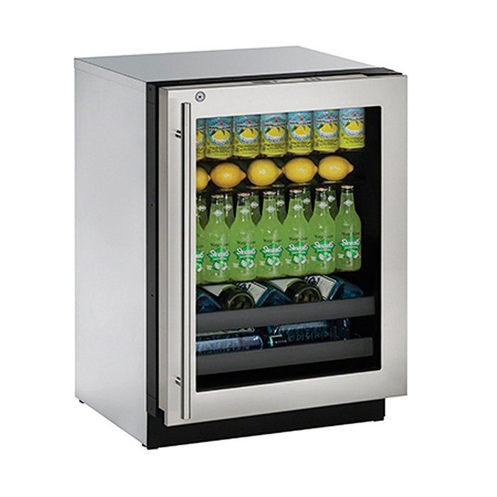 U-Line (U-3024BEVS-15A) - 24" Beverage Center - Left Hinge