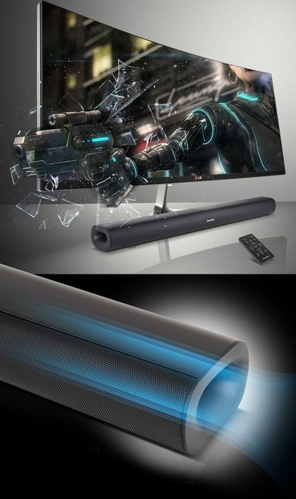 2015 Model Canston Bluetooth 3.0 Speaker T130, Tv Sound Bar with Bluetooth Wirless, 29.3-inch and Mini Transformers