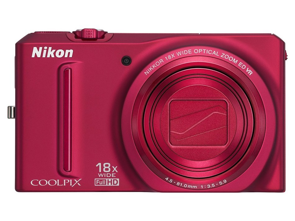 NikonDigital CameraCOOLPIX S9100 Red S9100RD N2