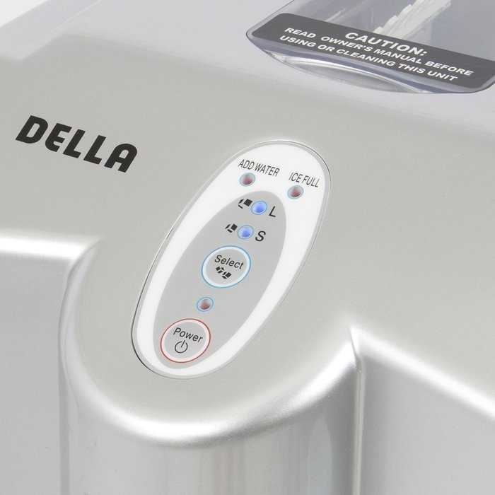 Della Compact Portable CounterTop Ice Maker Dispenser Freestanding Cube Machine