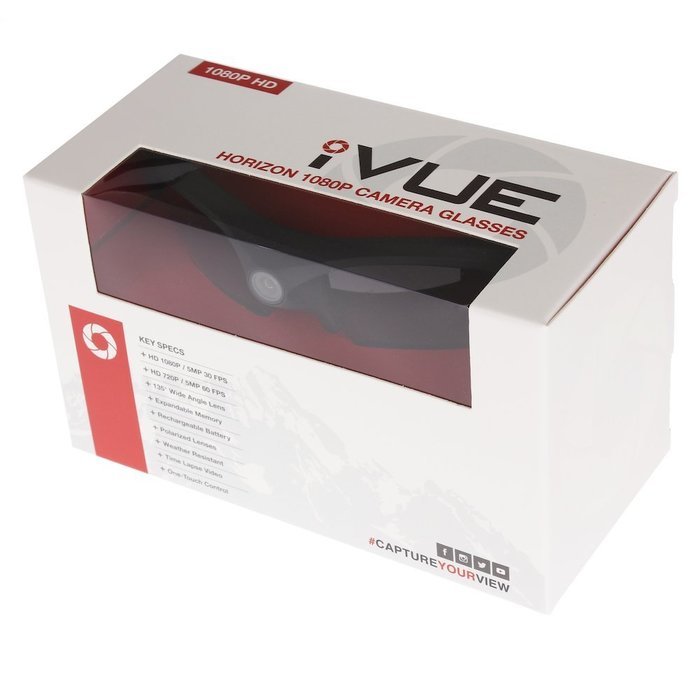 iVUE Horizon 1080P HD Camera Glasses Video Recording Sport Sunglasses DVR Eyewear (1080P @ 30fps, 720P @ 60fps... N8