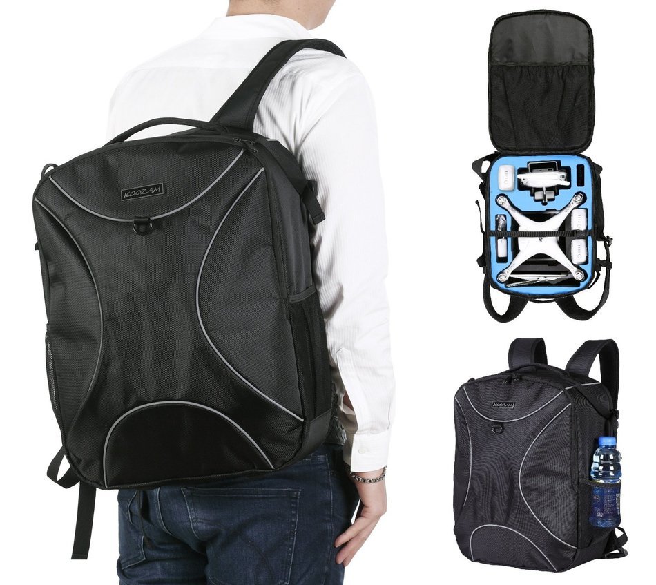 DJI Phantom 4 Backpack, also Fits Phantom 3 Model Quadcopter Drones, ULTRA HIGH END, Water Resistant, Fits Accessories... N18