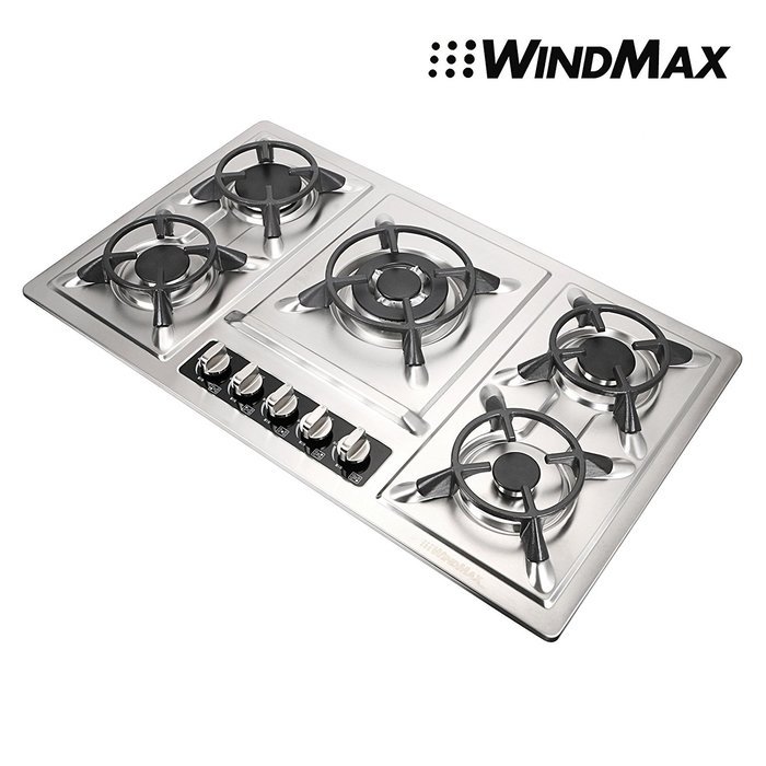 Windmax Inch Stainless Steel Burner Built In Stove Ng Gas Cooktop Cooker Free Image Download