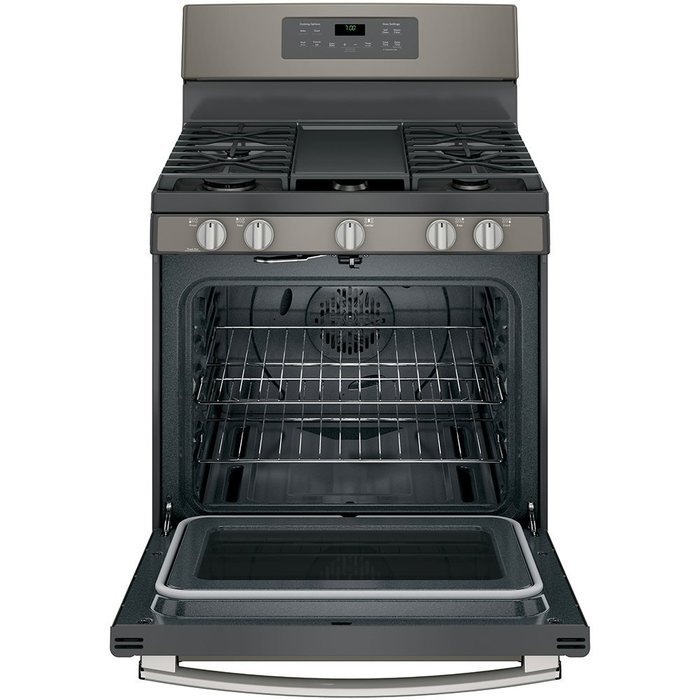 GE JGB700EEJES 30" Slate Gas Sealed Burner Range - Convection N3