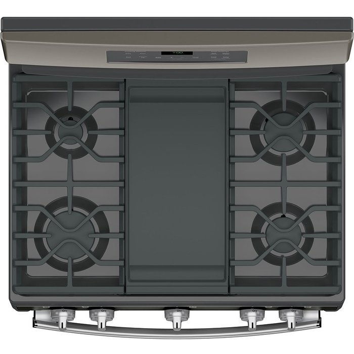 GE JGB700EEJES 30" Slate Gas Sealed Burner Range - Convection N4