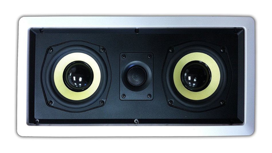 AH-5252W Silver Ticket Dual 5-1/4&rdquo; 100-Watt Center-Channel In-Wall Speaker