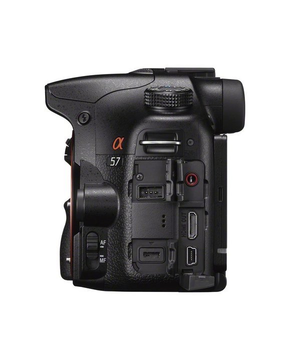 Sony Alpha SLT-A57M 16.1 MP Exmor APS HD CMOS Sensor DSLR with Translucent Mirror Technology and 18-135mm Lens N15
