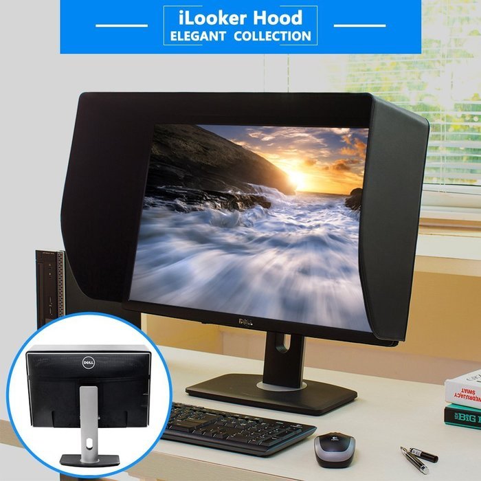 iLooker 24-inch LCD LED Video Monitor Hood Sunshade Sunhood for Dell HP Viewsonic Philips... N5