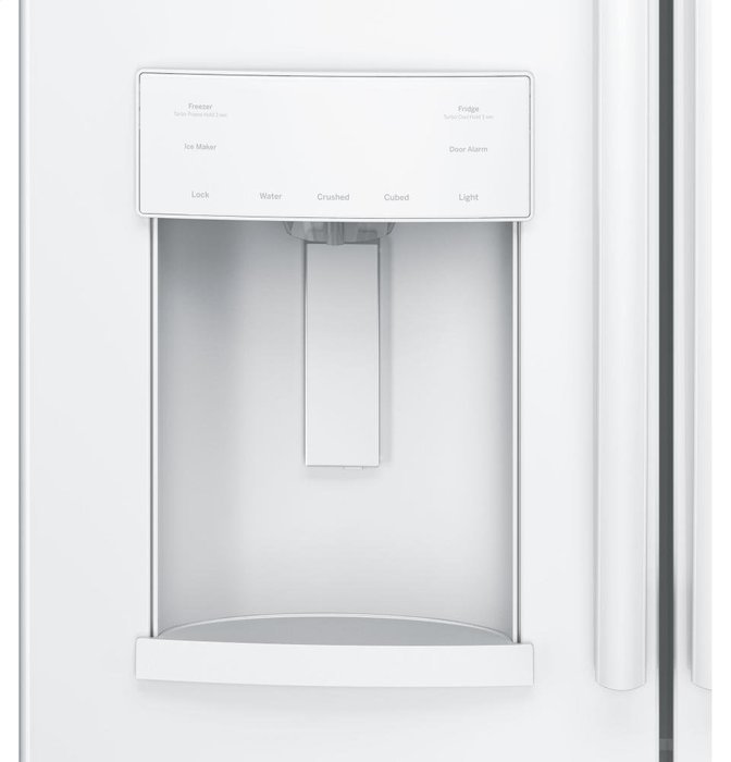 GE GFE26GGKWW 36" Energy Star Freestanding French Door Refrigerator with 25.8 cu. ft. Capacity, (White) N2
