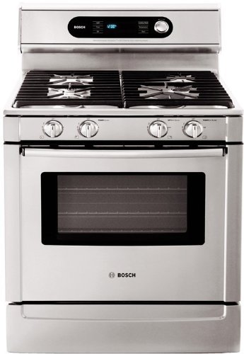 Bosch HGS7282UC700 30" Stainless Steel Gas Sealed Burner Range - Convection