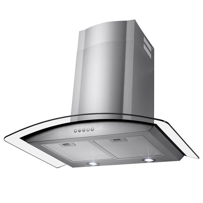 Golden Vantage Stainless Steel 36" Euro Style Wall Mount Range Hood GVAW-36
