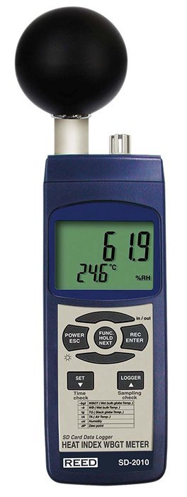 Reed Heat Stress Meter and Data Logger