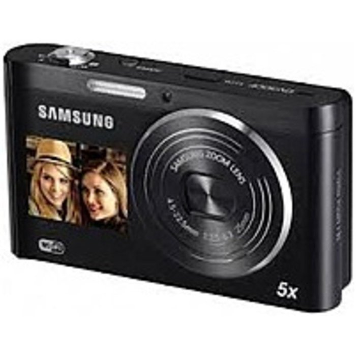 Samsung EC-DV100ZBPBCA DV100 Digital Camera - 16 Megapixels - 5x Optical Zoom/5x Digital Zoom - 2.7-inch Rear...