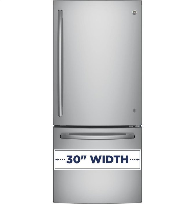 GE Stainless Steel Bottom Freezer Refrigerator N7