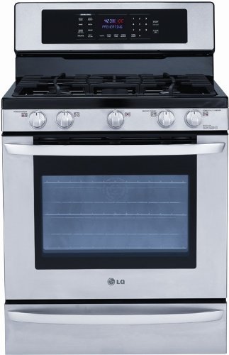 LG LRG3095ST30" Stainless Steel Gas Sealed Burner Range - Convection