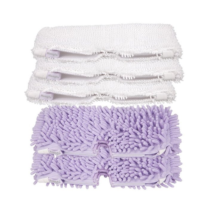 Hongfa Microfiber Pad and Purple Coral Duster Pad Replacement for Euro Pro Shark Pocket Steam Mop S3550 S3901... N14