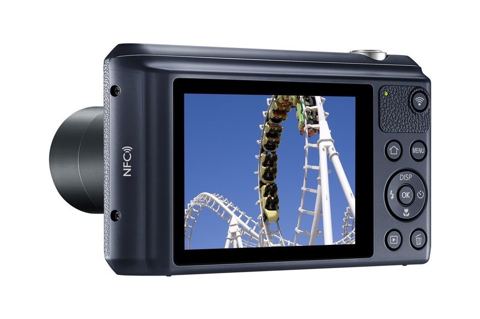 Samsung WB35F 16.2MP Smart WiFi & NFC Digital Camera with 12x Optical Zoom and 2.7" LCD (Black) N6